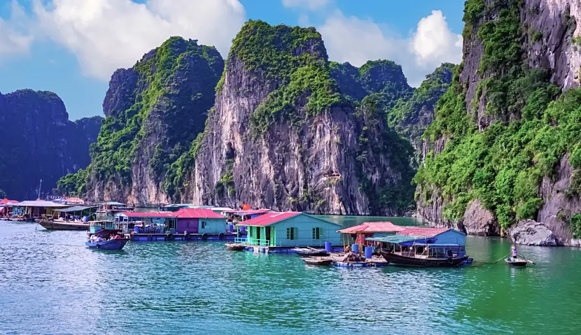 Halong Floating village
