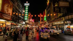 Bangkok China Town at Night