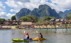 Kayak on Nang Song River