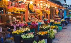 Pak Klong flower market - Bangkok
